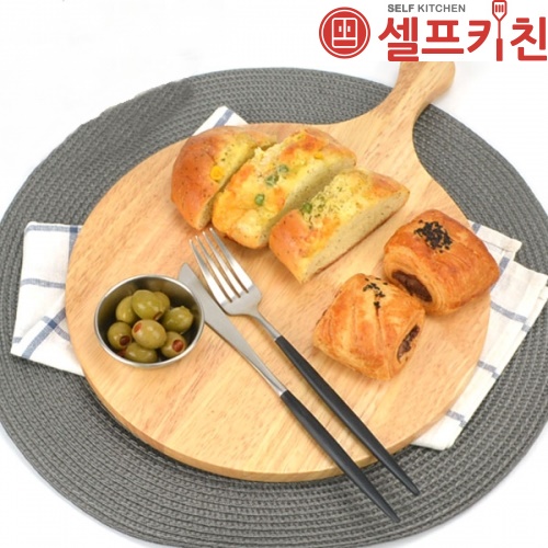 원형빵보드 빵도마 원목 트레이 피자도마 서빙도마 우드도마